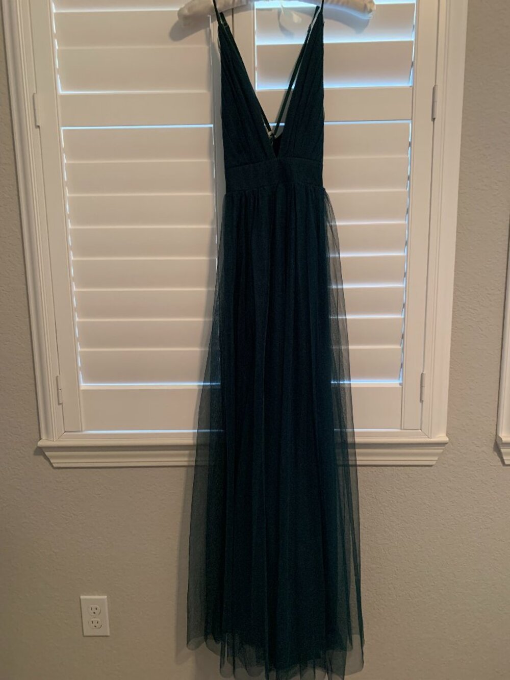 "Ever After" Prom, Gala, Bridesmaid Hunter Green Dress Small